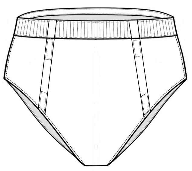 AS Slip met wegklapbaar frontxxx