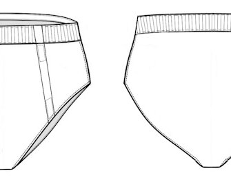 Slip met wegklapbaar front